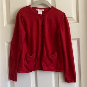 Janie and Jack red sweater size 6